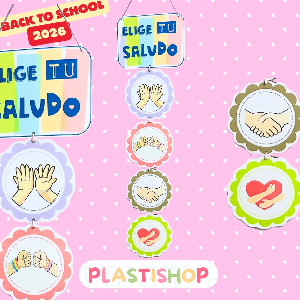 Elige tu saludo - plastificado