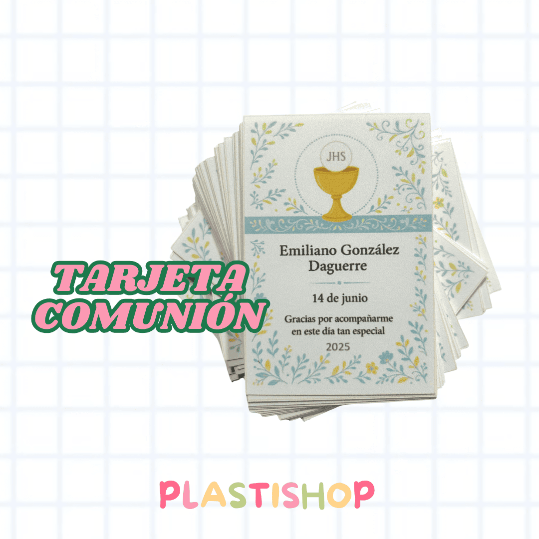 Estampita personalizada