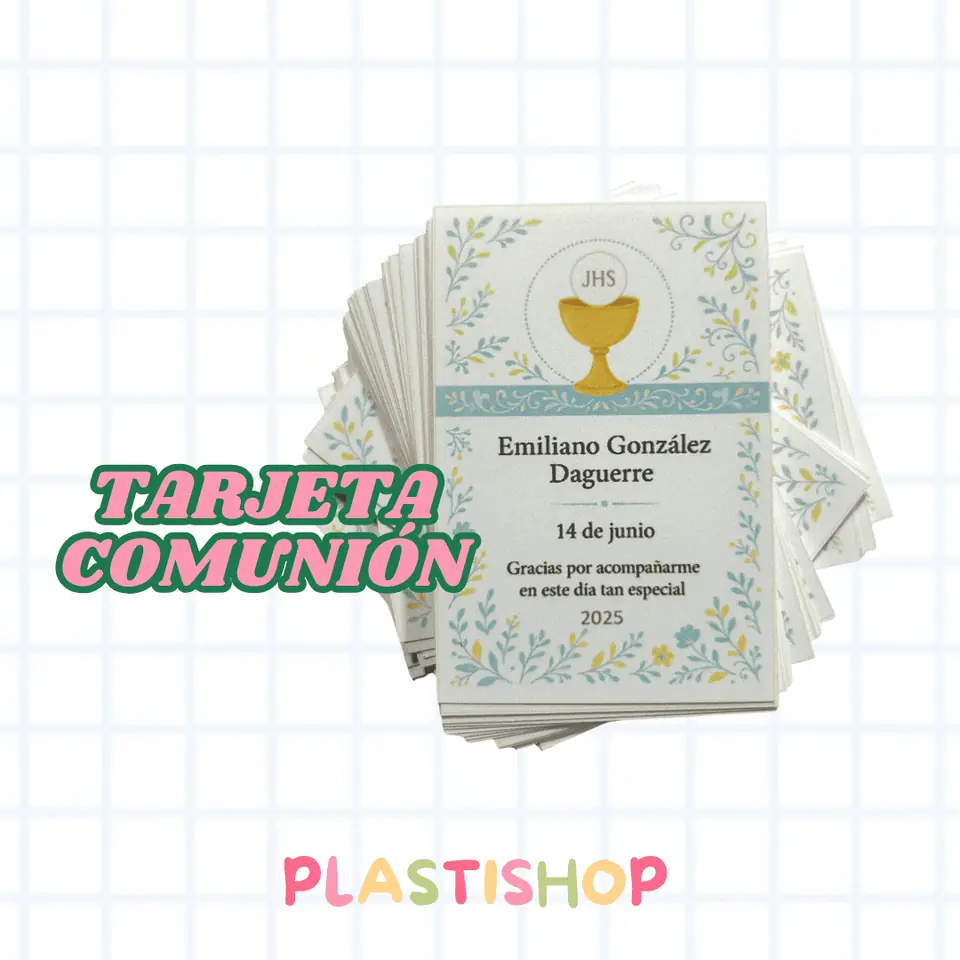 Estampita personalizada