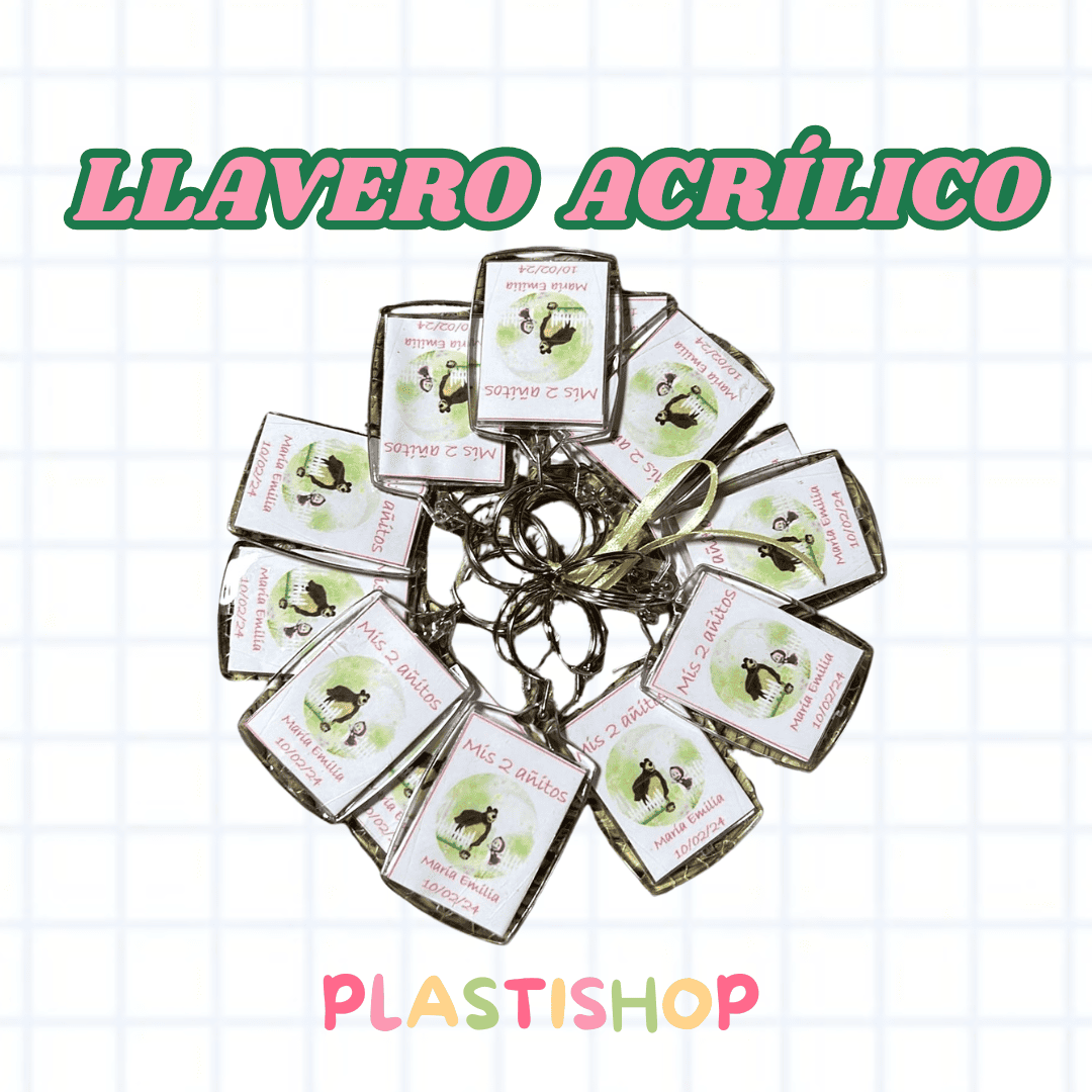 Llavero acrílico