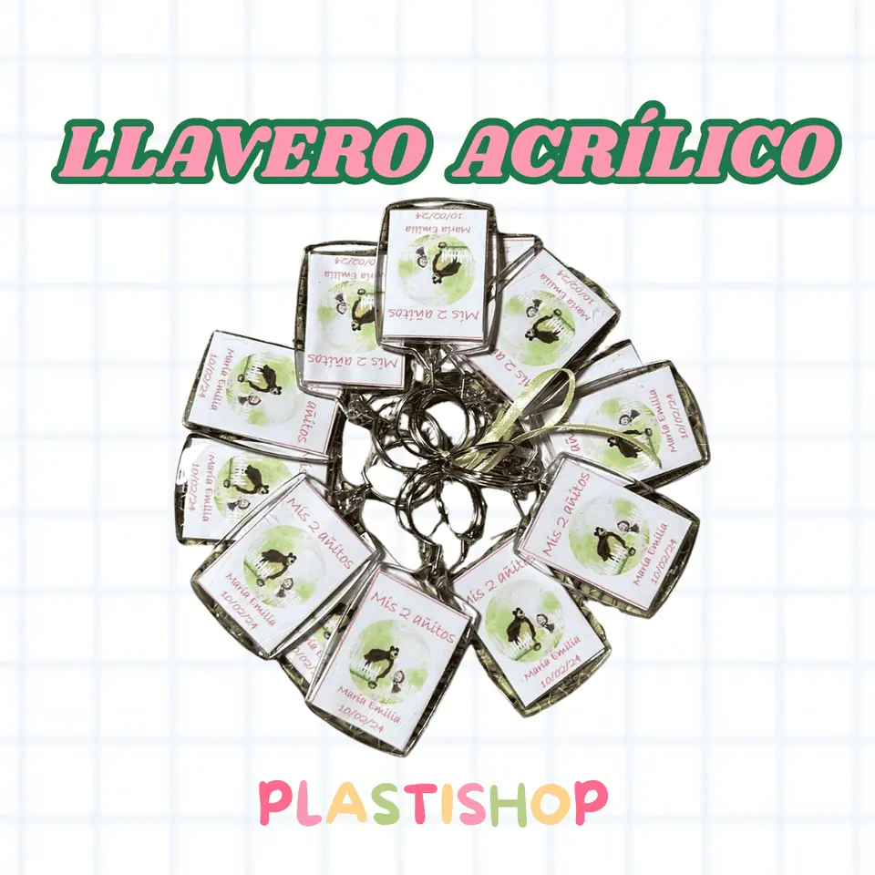 Llavero acrílico