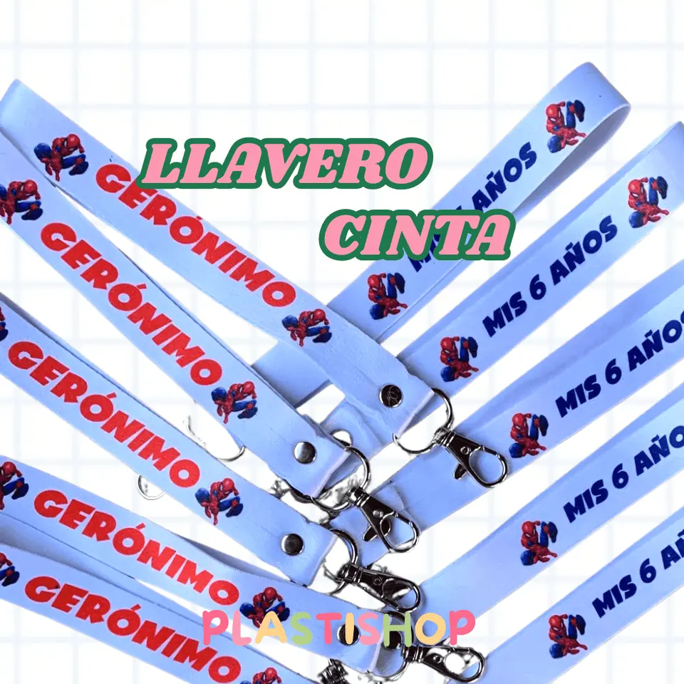 Llavero cinta personalizado
