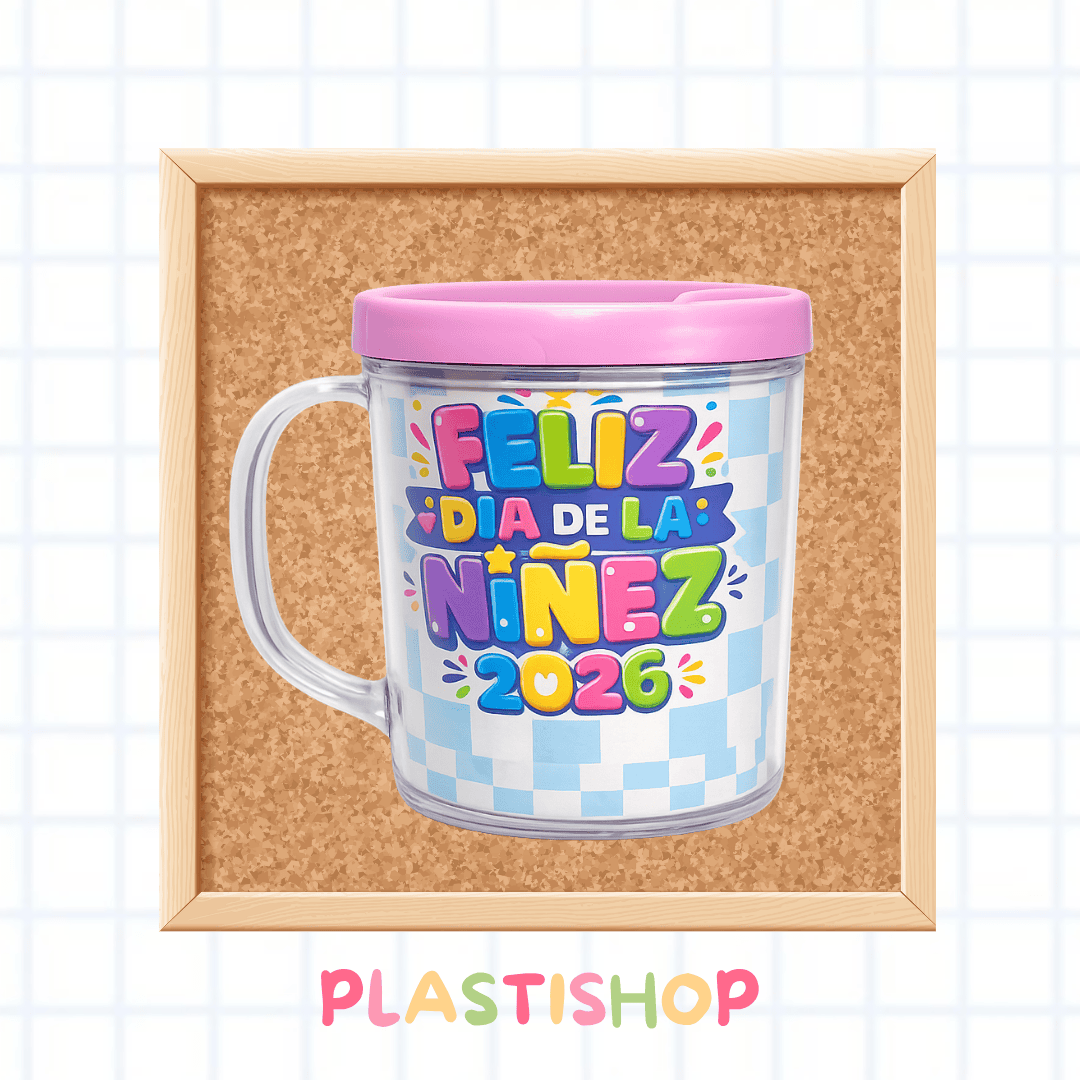 DÍA DE LA NIÑEZ - Taza acrílica con diseño