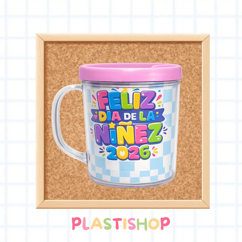 DÍA DE LA NIÑEZ - Taza acrílica con diseño