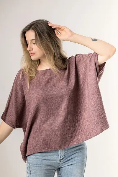 BLUSA AMPLIA C/ DISEÑO 8108