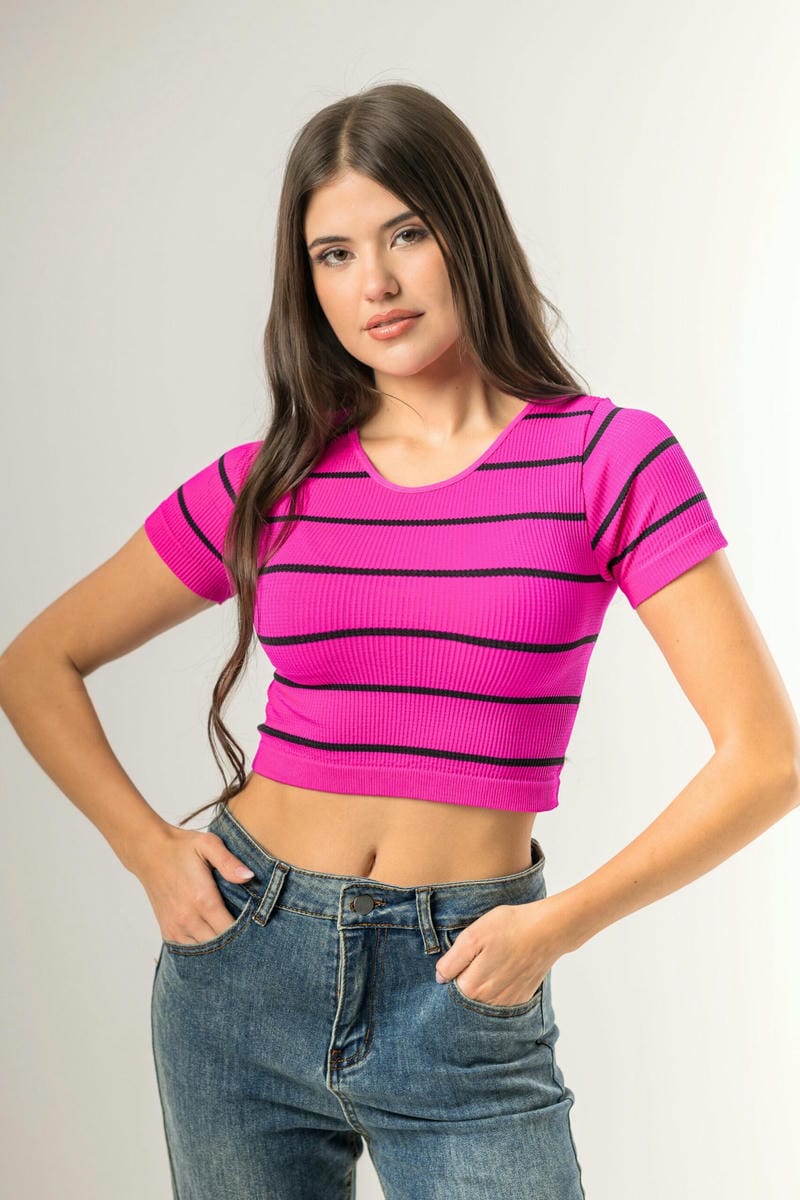 REMERA A RAYAS 8195
