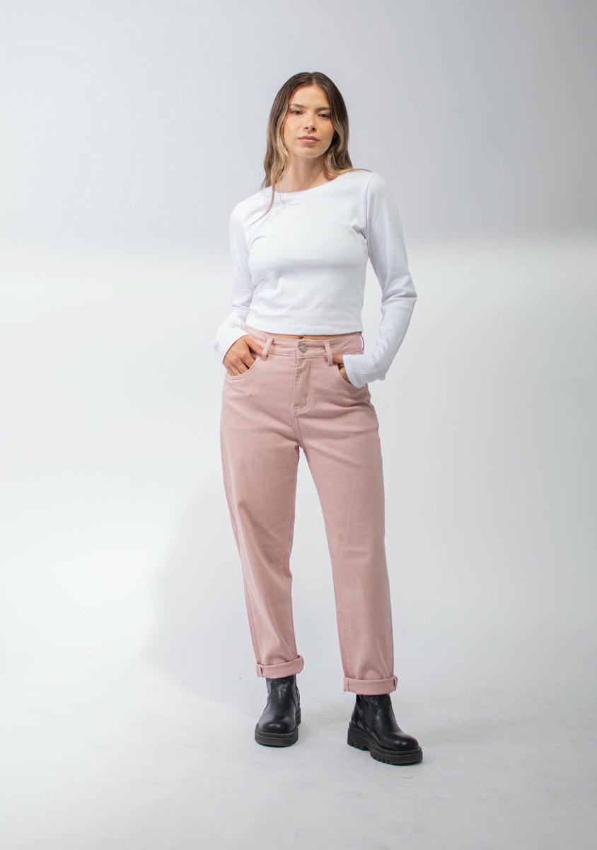 PANT MOM C/ LYCRA 7694