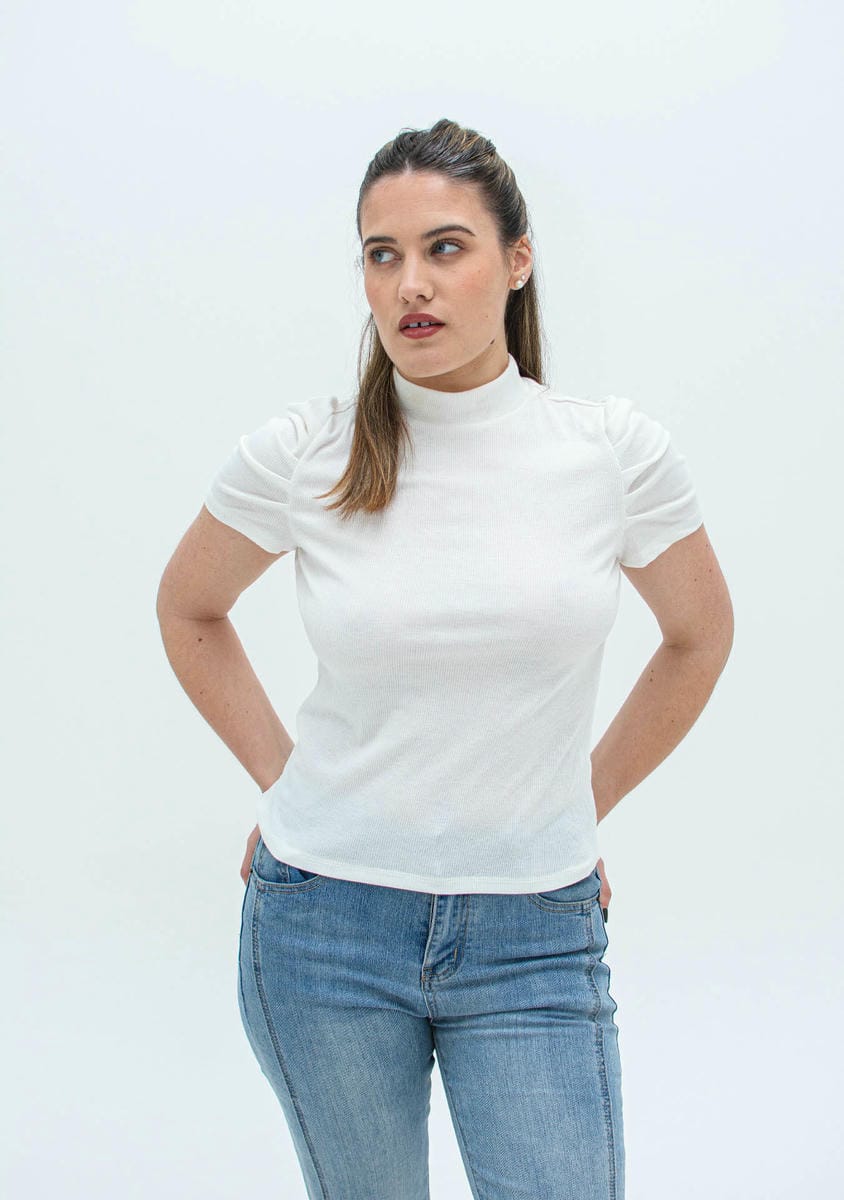 BLUSA C/ MANGA FRUNCIDA 7027