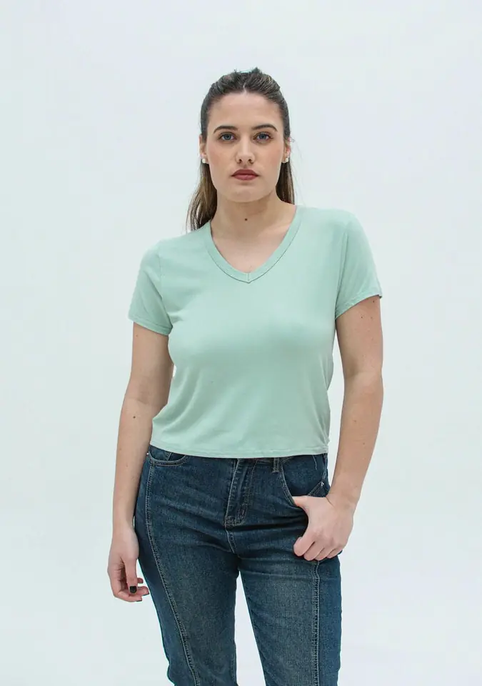BLUSA ESCOTE EN V 7047