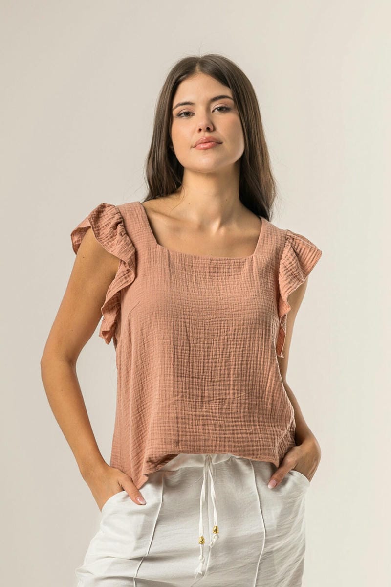 BLUSA C/ VOLADOS 8111