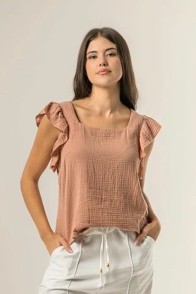 BLUSA C/ VOLADOS 8111