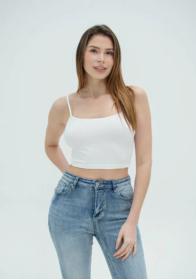 CROP TOP C/ LYCRA 7006