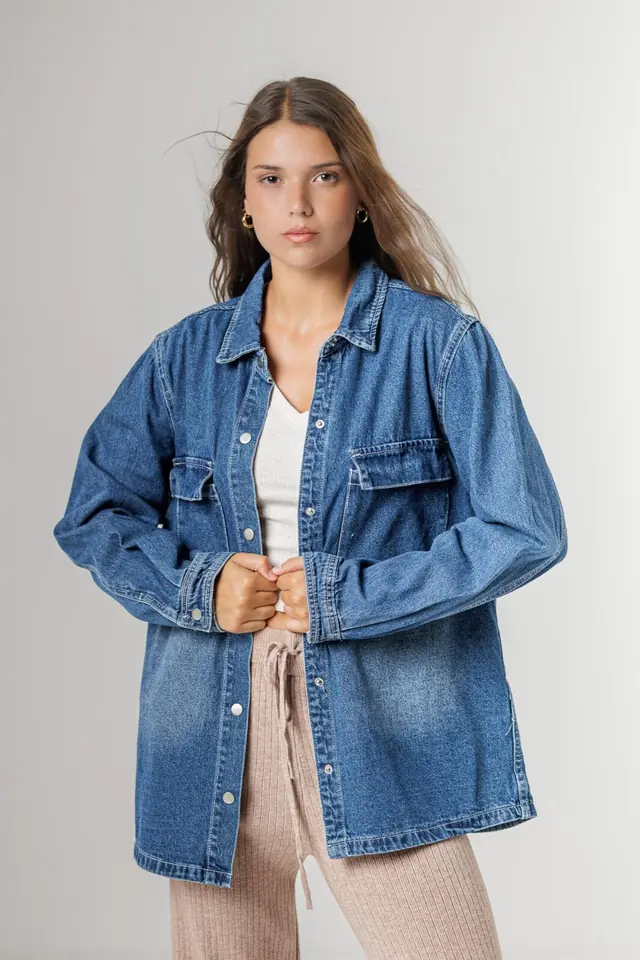 SOBRECAMISA JEAN 8542