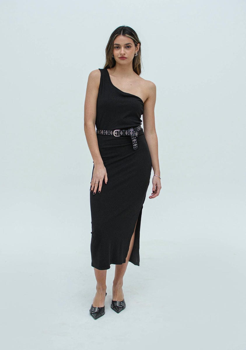 VESTIDO LARGO ASIMETRICO 7050