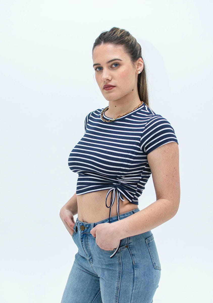 CROP TOP RAYADO 7228