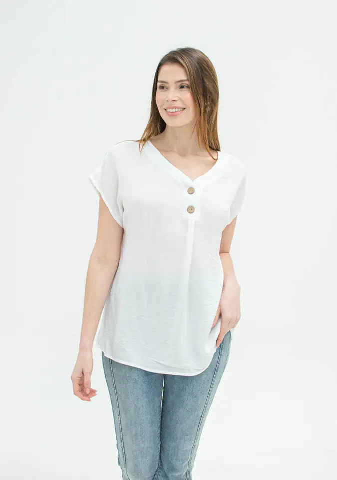 BLUSA C/ BOBTONES 7225