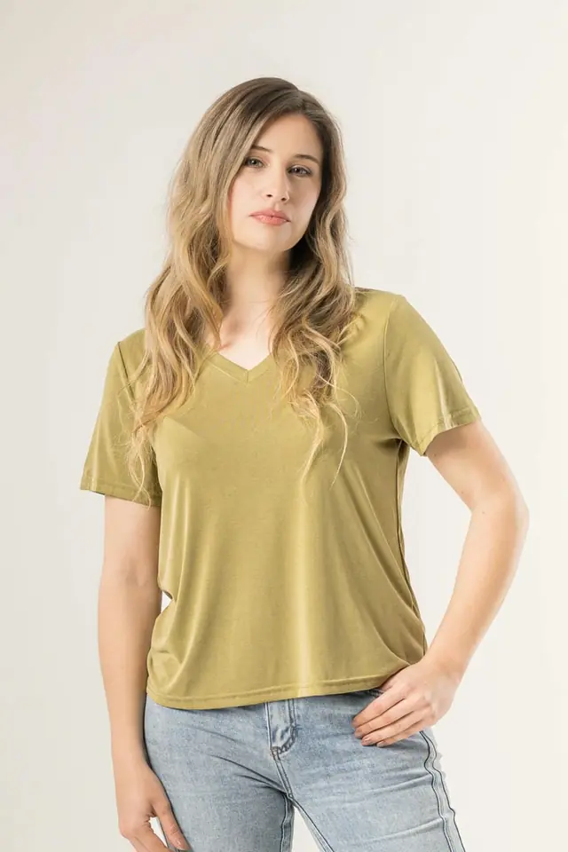 BLUSA ESCOTE EN V 8050