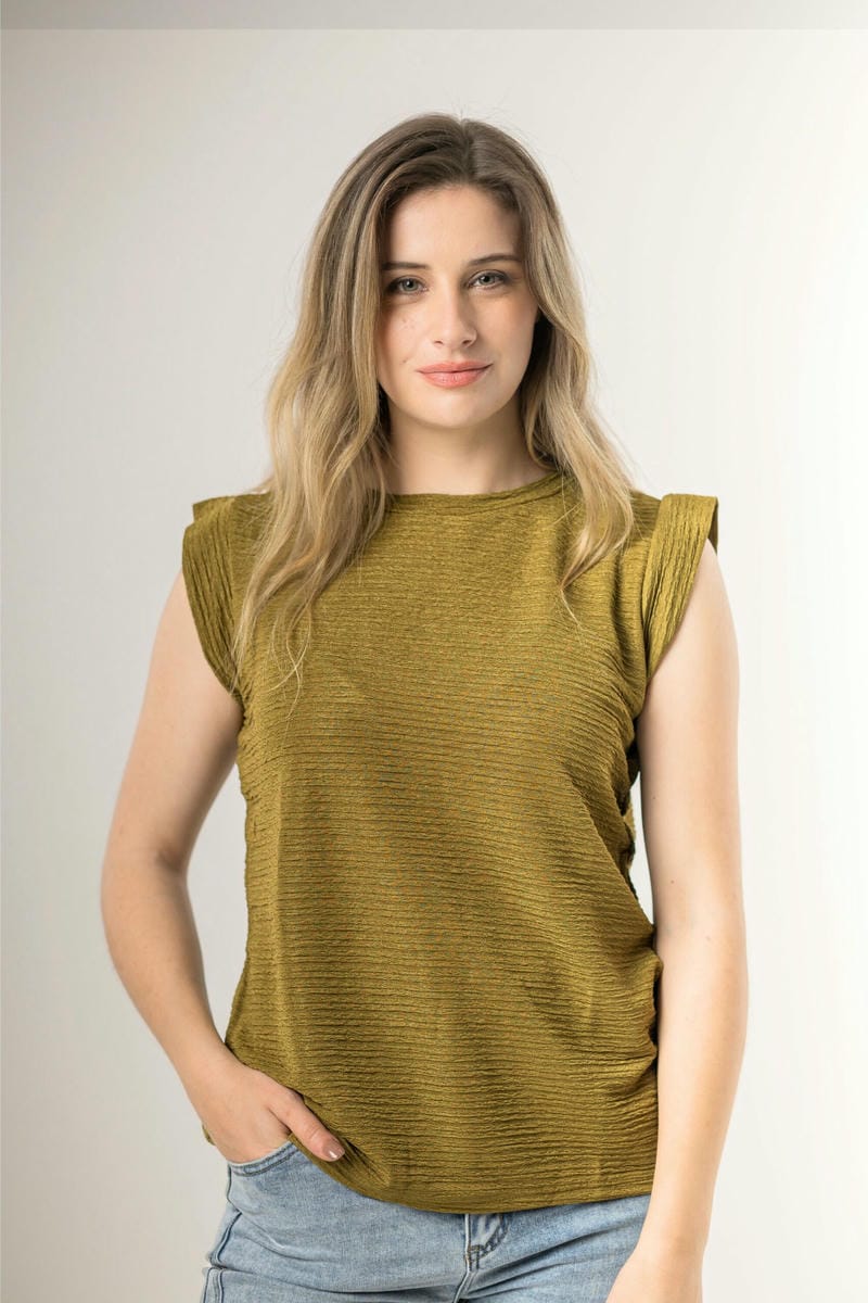 BLUSA C/ DISEÑO TRAMADO 8152