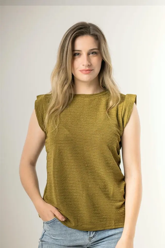 BLUSA C/ DISEÑO TRAMADO 8152