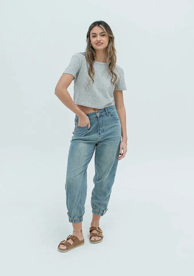 JEAN LYCRA C/ PUÑO 7329