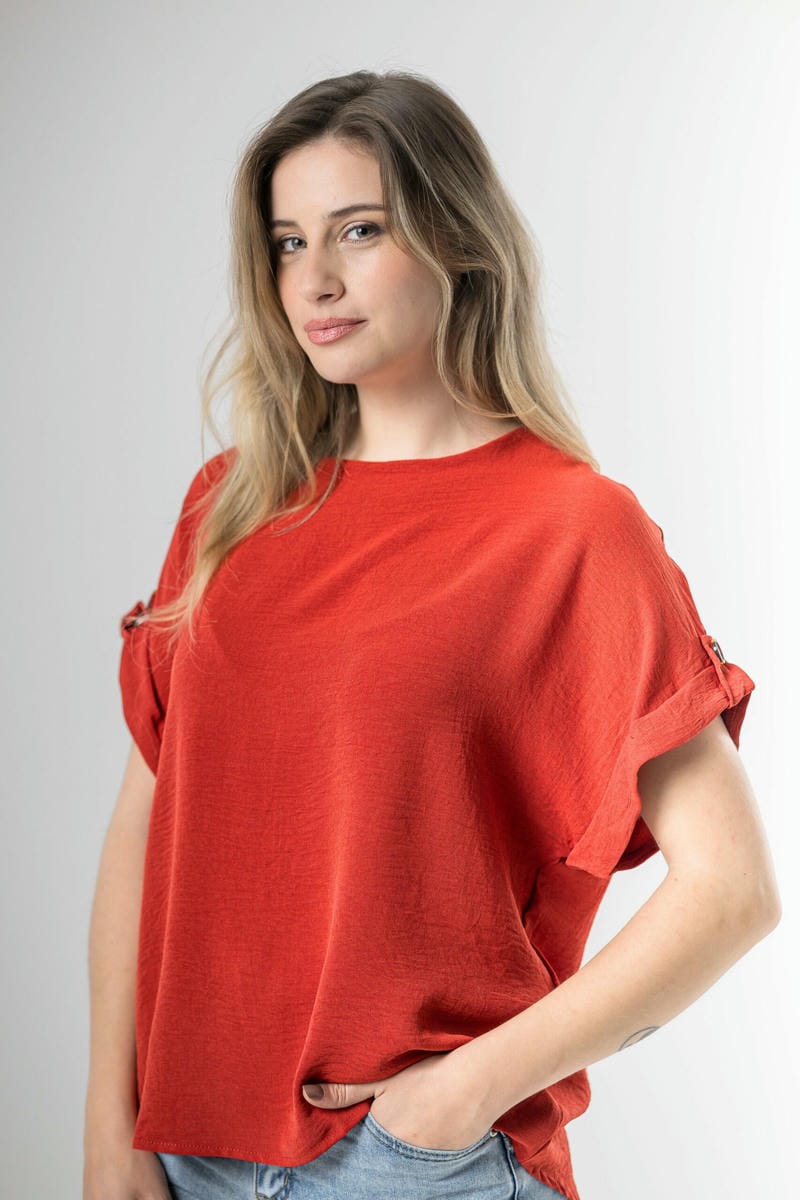 BLUSA PLUS SIZE C/ DISEÑO 8206