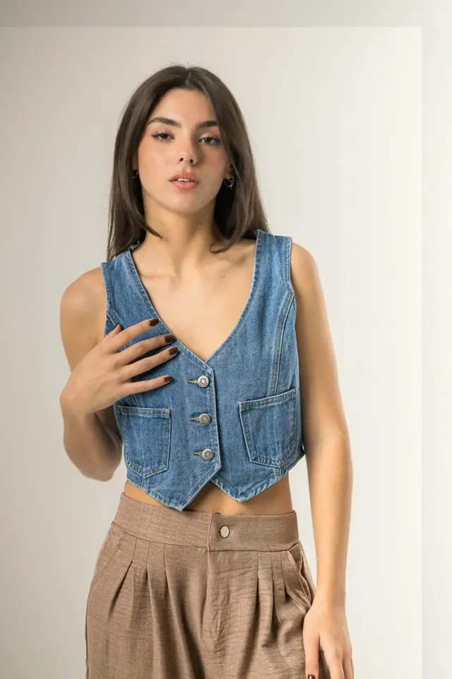 CHALECO DE JEAN 8167