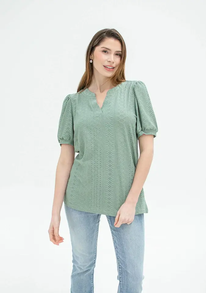 BLUSA BRODERIE C/ DISEÑO 7232