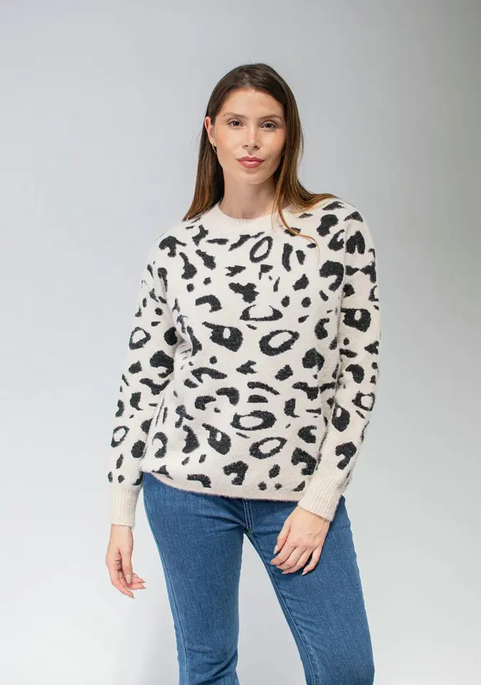 BUZO TEJIDO ANIMAL PRINT 7630