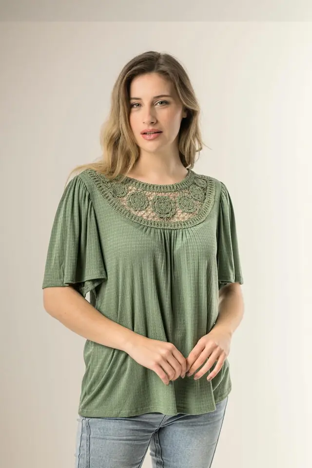 BLUSA C/ BRODERIE 8023