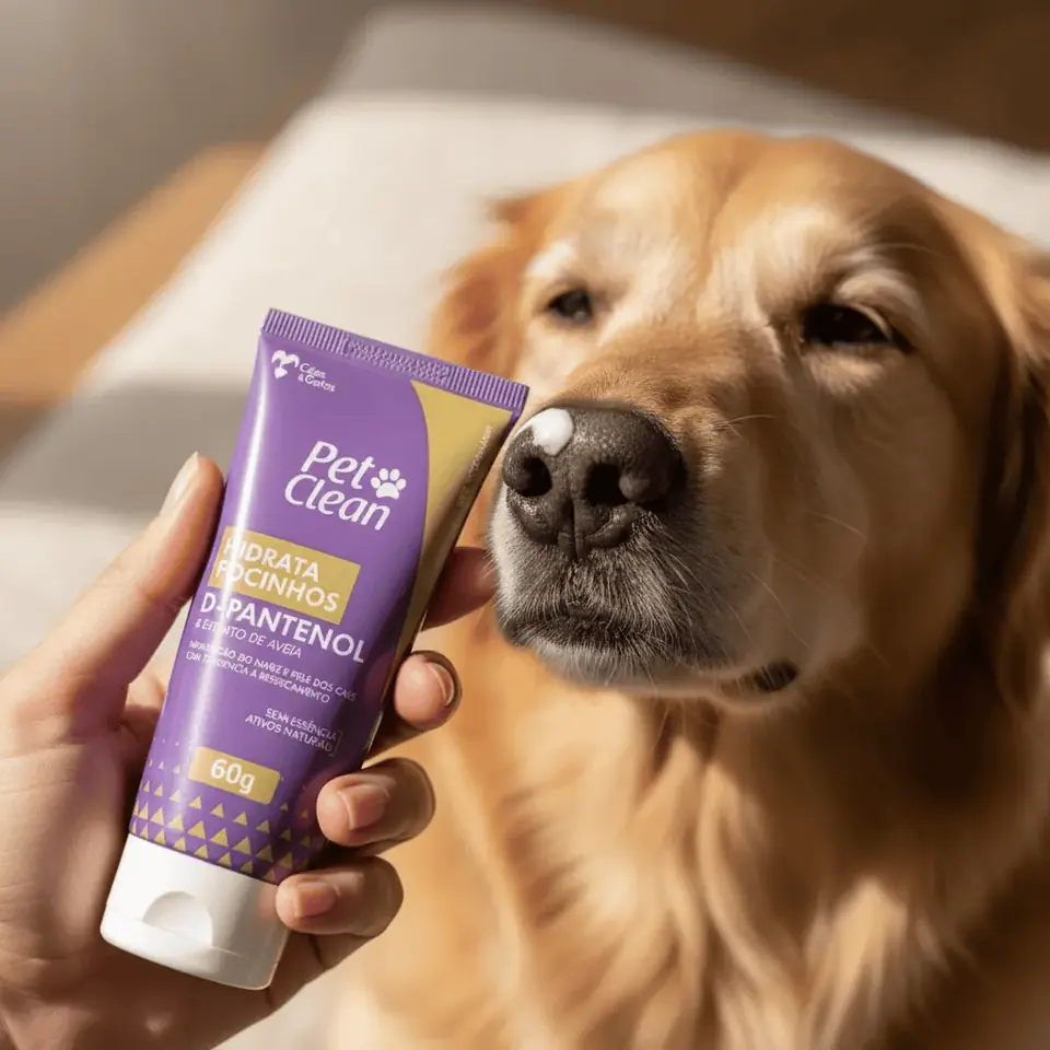 Hidratante humectante de hocico para perros y gatos. Pet Clean 60g
