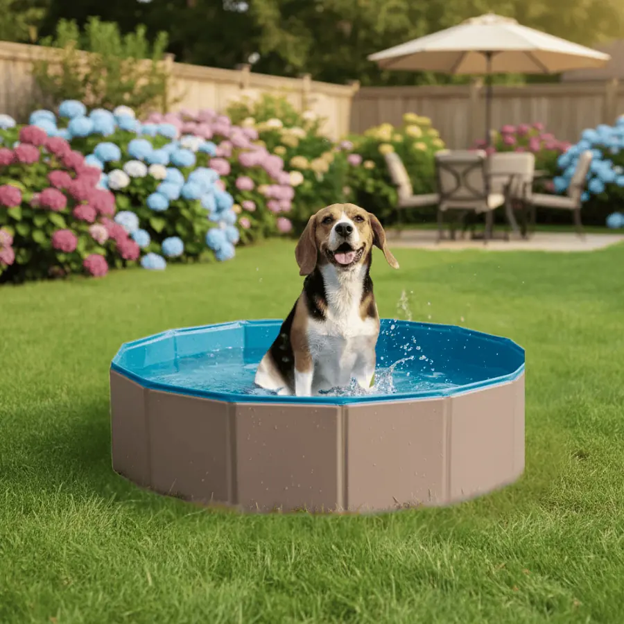 Piscina plegable G. 120x30cm. No precisa inflar (Varios colores)