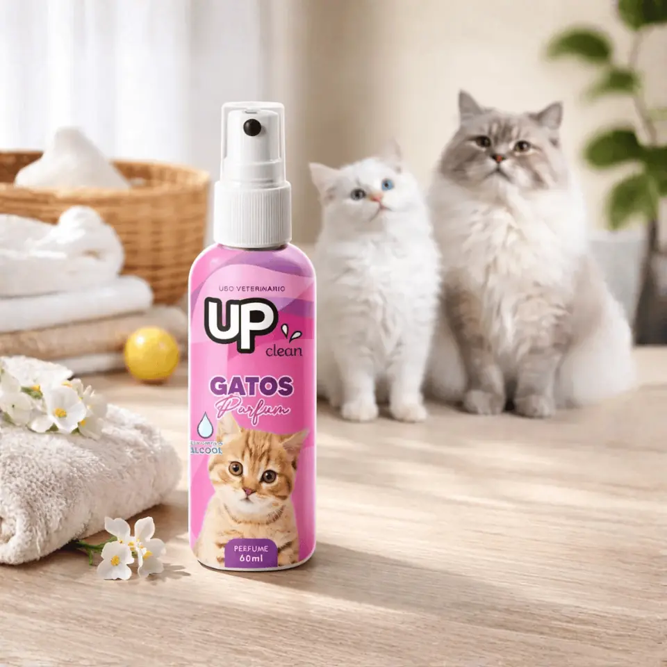 Perfume Up Clean para gatos 60ml. Fragancia Tutti Frutti