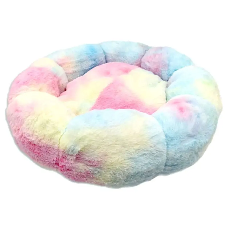 Cama soft Flor multicolor Marshmallow 50 cm.