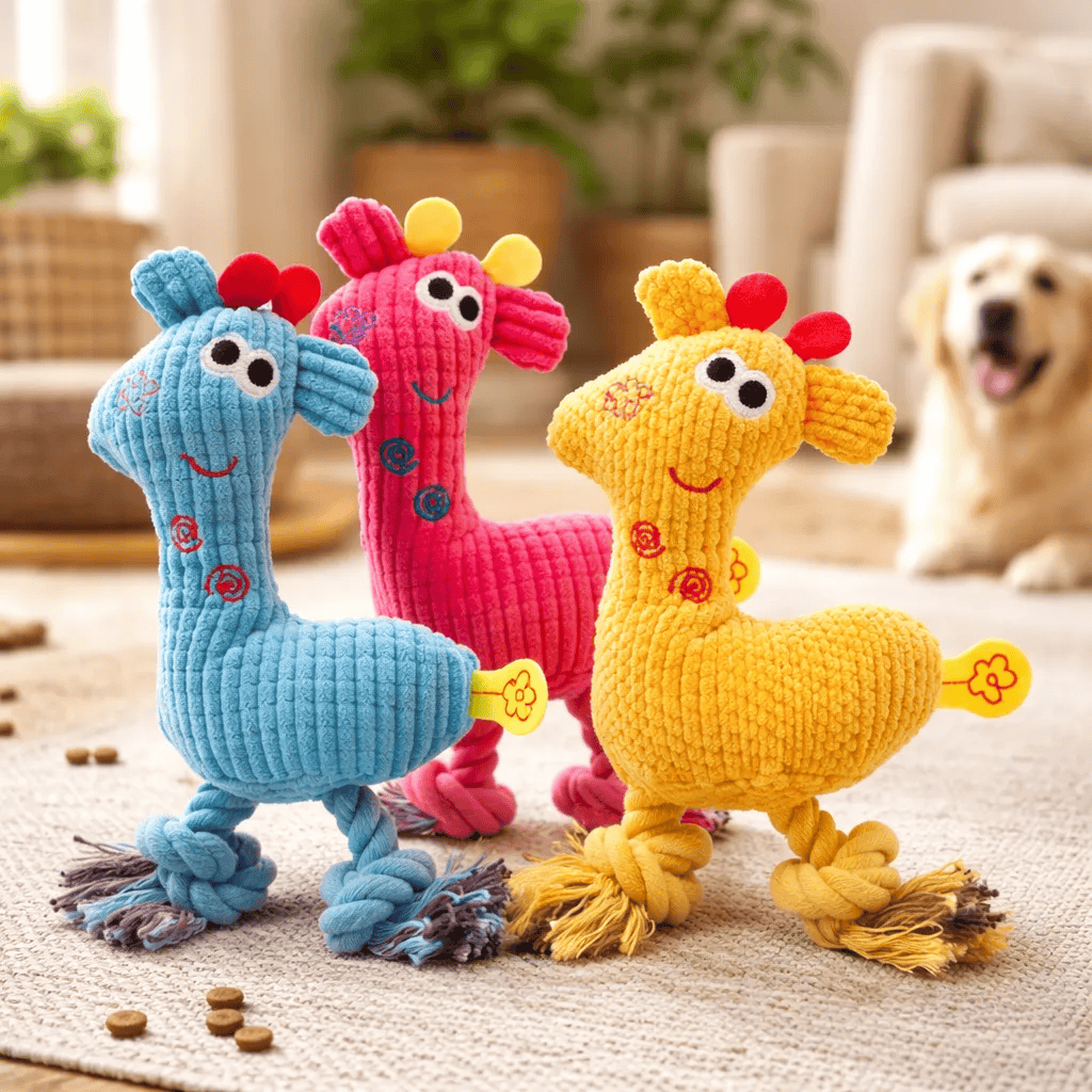 Peluche con sonido – Jirafa (Varios colores)
