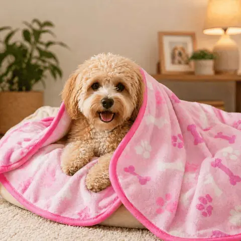Manta polar de microfelpa Alissandro. 80x60cm (Varios colores)