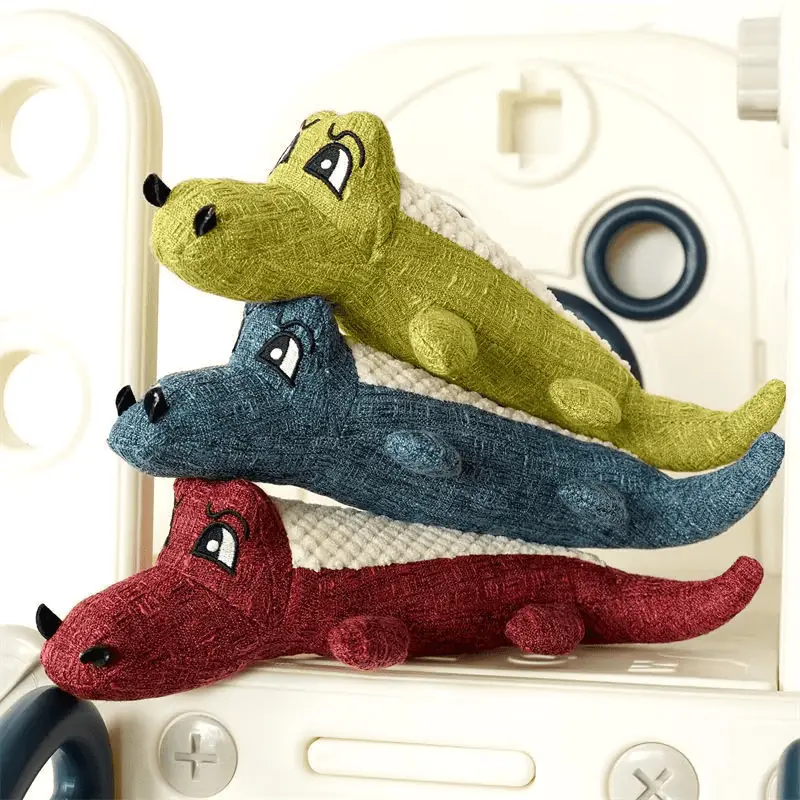 Peluche con sonido – Cocodrilo (Varios colores)