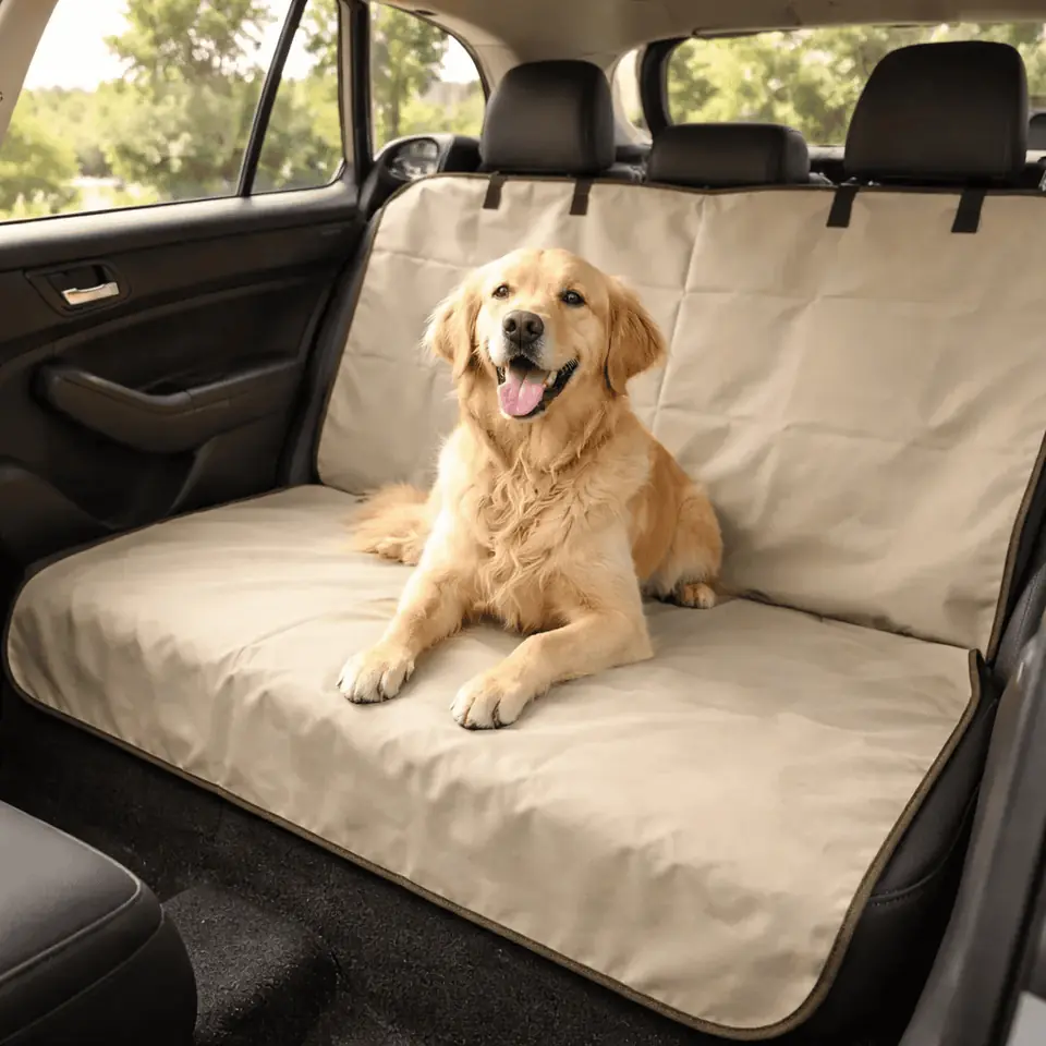 Cubre asiento impermeable para auto 141x123cm.