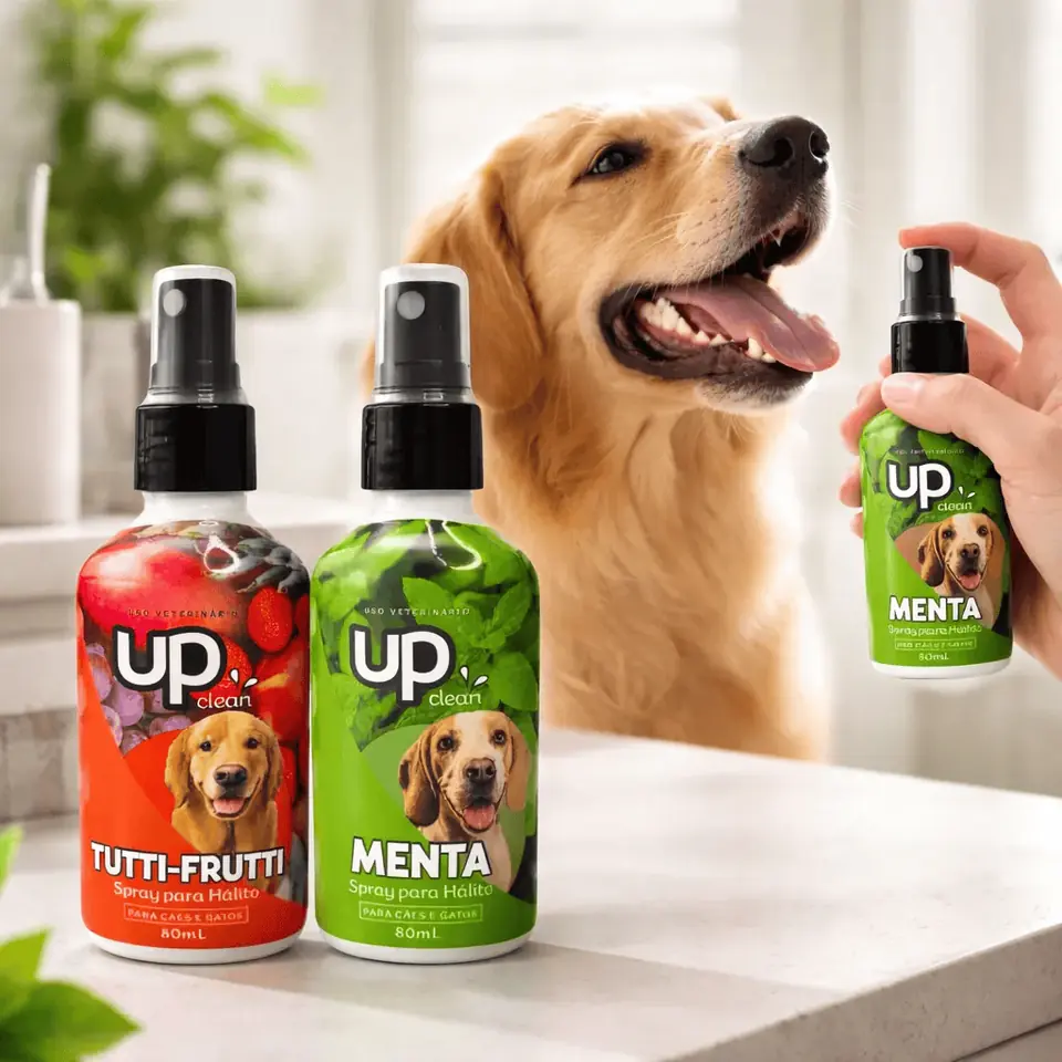 Spray limpieza bucal para perros y gatos UP CLEAN 80 ml (Varios sabores)