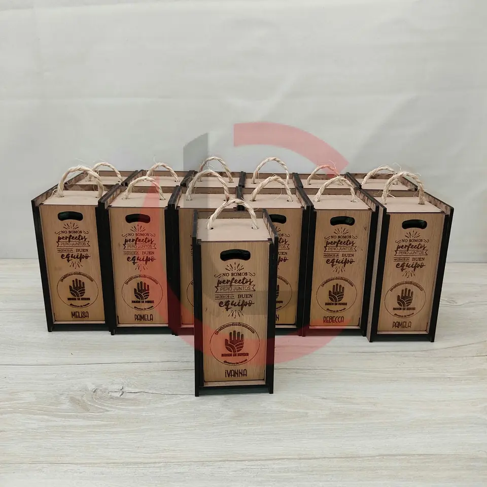Cajita para mini botellas