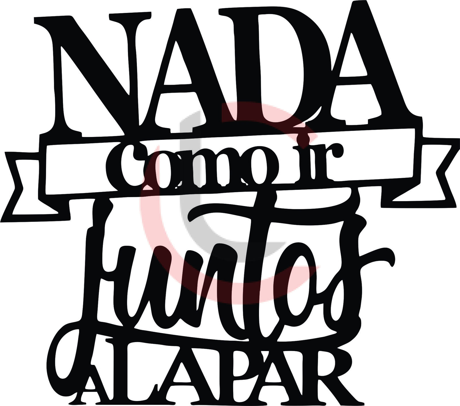 Cuadro "nada como ir juntos a la par"
