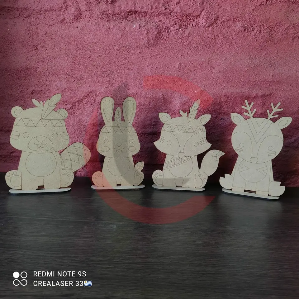 Figuras con base para pintar