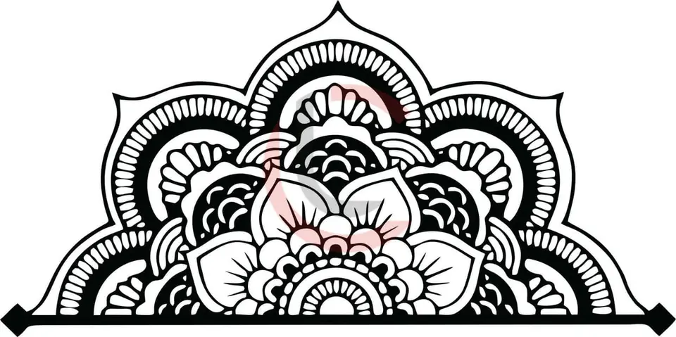 Cuadro media mandala