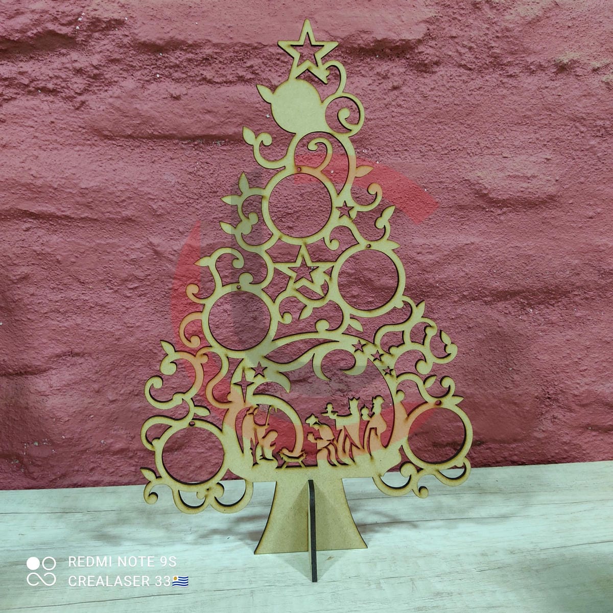 Árbol con pesebre