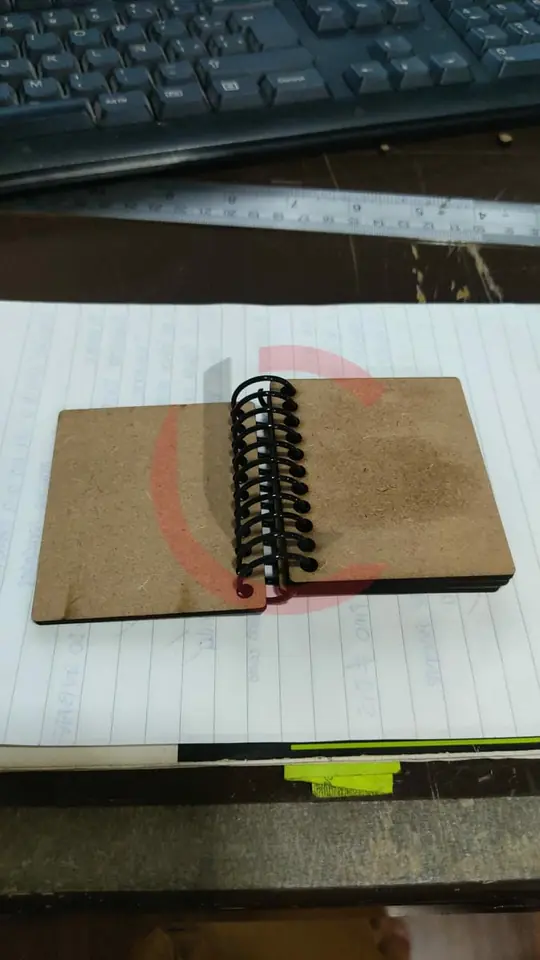 Souvenir mini cuaderno de 4 páginas