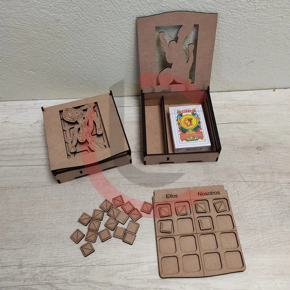 Caja para juego de cartas