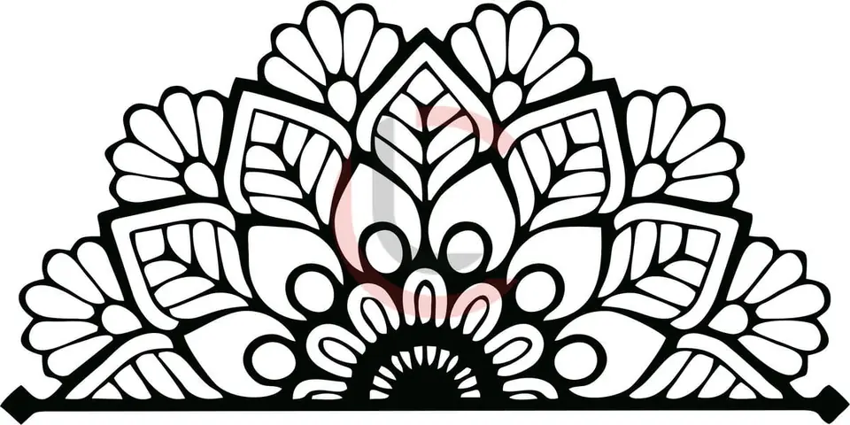 Cuadro media mandala