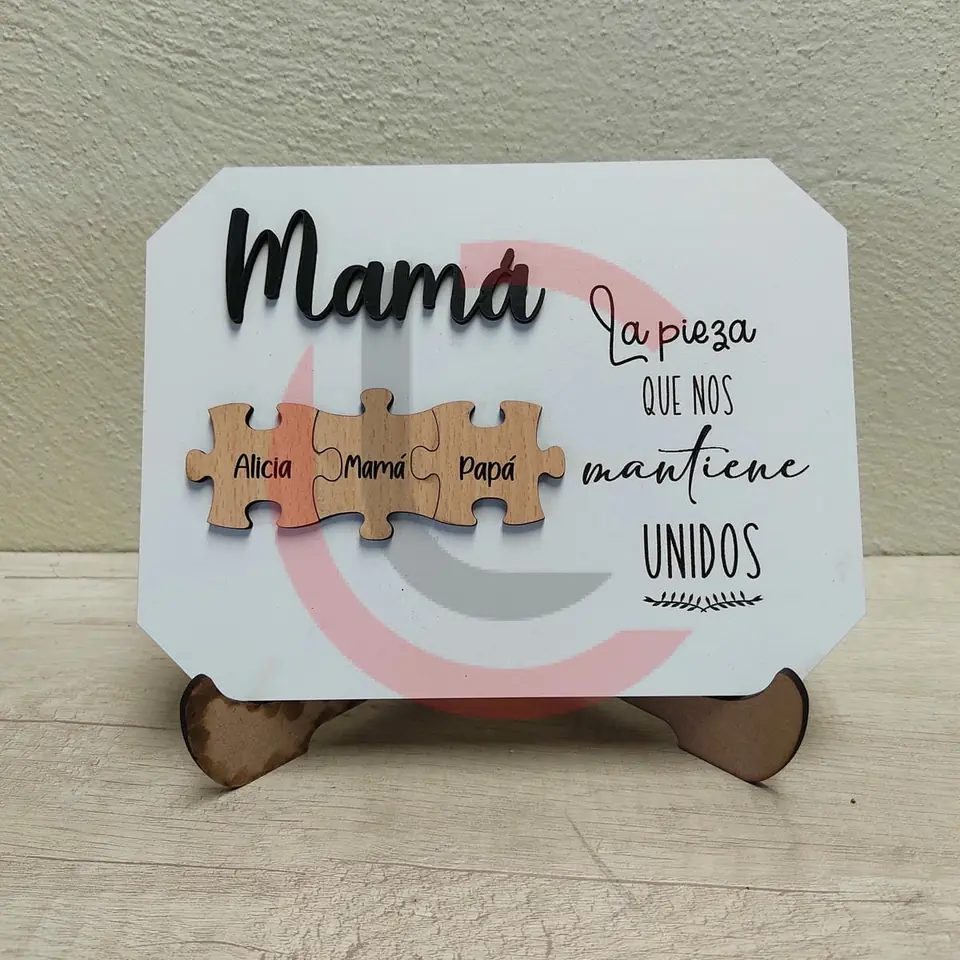 Cuadro decorativo con soporte