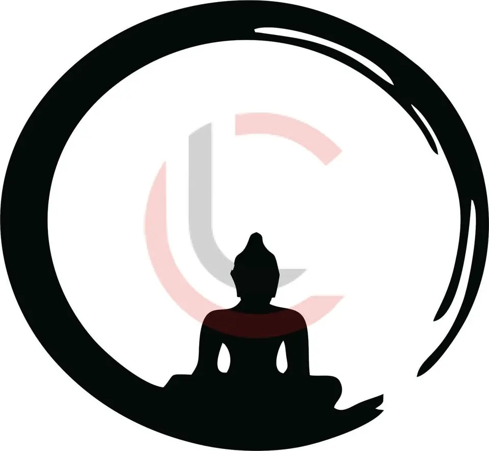 Cuadro Namasté circular