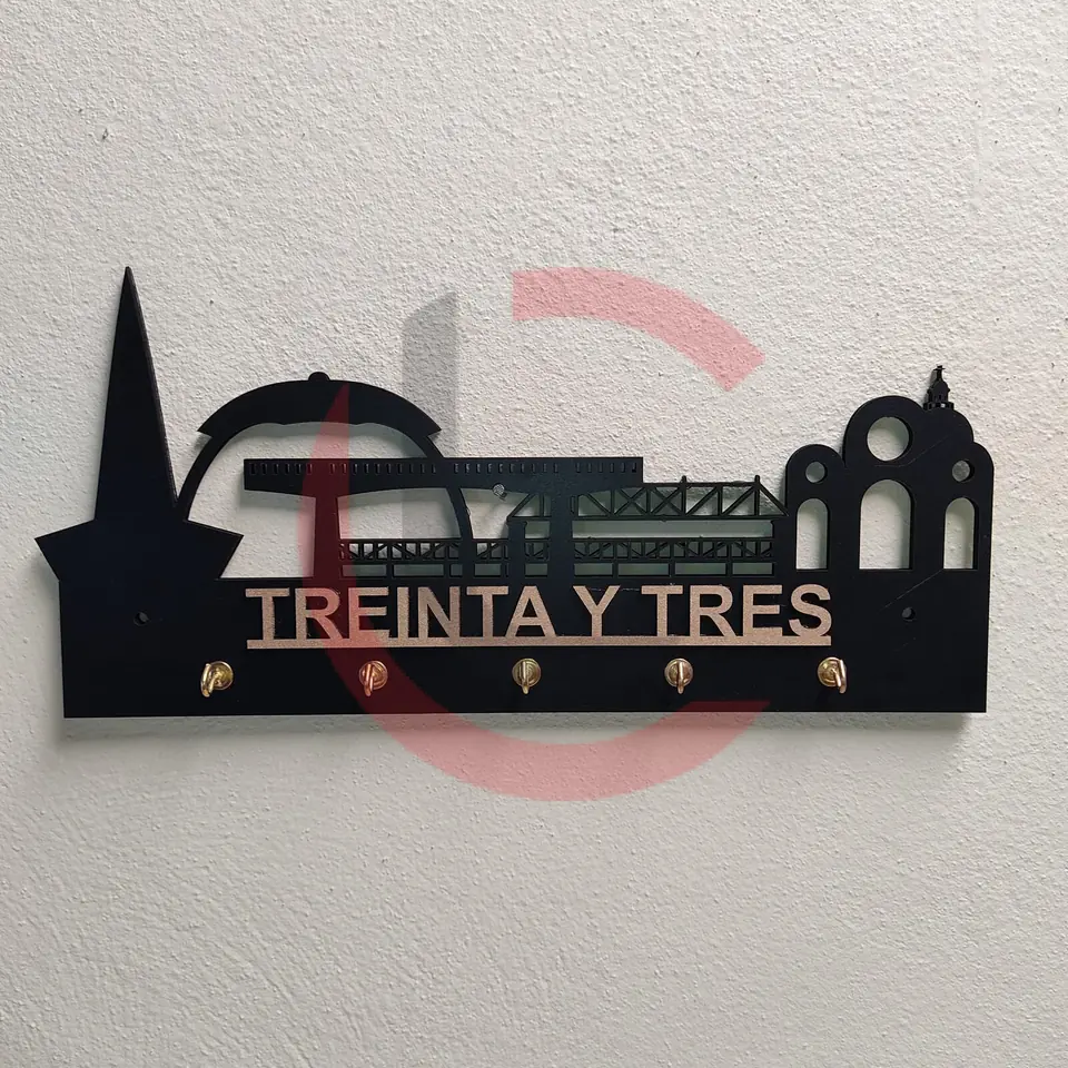 Porta llaves emblema de Treinta y Tres