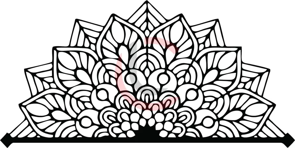 Cuadro media mandala